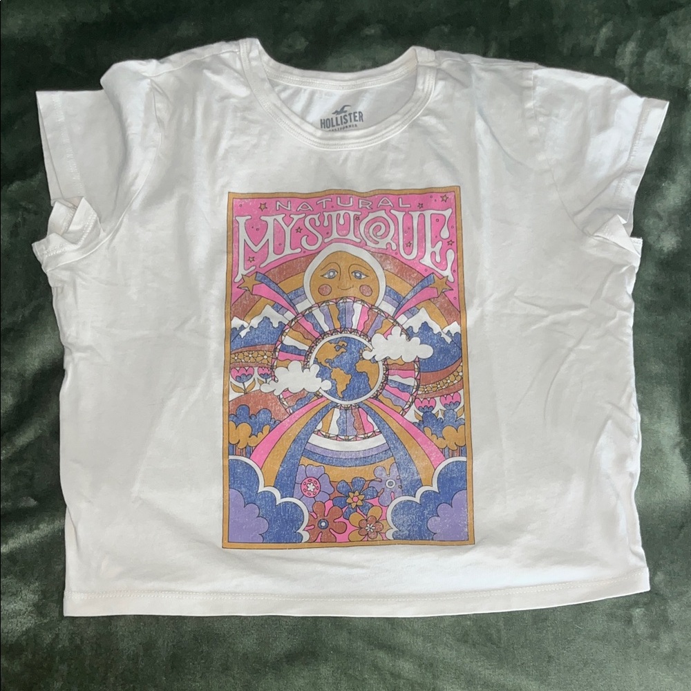 Hollister White Mystique Graphic Tee